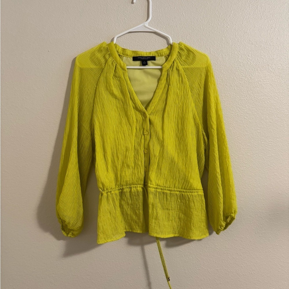 Marc New York Lime Blouse